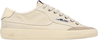 Autry Windscape Low Womens Cream Canvas Sneakers