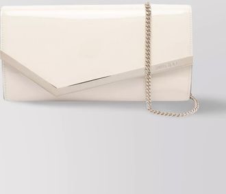 Jimmy Choo London emmie leather clutch bag