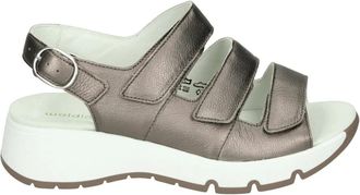 Waldl&auml;ufer Dames, Schoenen, Grijs, Maat: 38 EU Leer