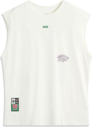 Li-Ning BadFive Graphic Oversized Tank Cream White AVSU783-2