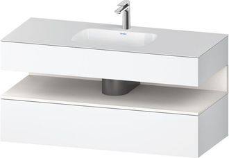 Duravit Qatego Lavabo Encastrado Con Base De Lavabo Consola, - Duravit