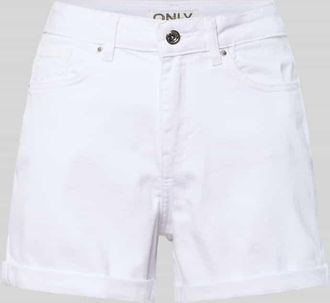 Only Regular Fit Jeansshorts aus Baumwoll-Mix Modell JOSEPHINE in Weiss, Gr&ouml;&szlig;e XS