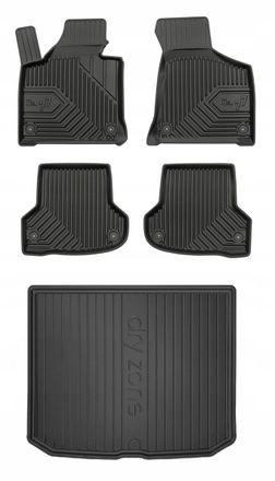 OEM Juego De 77 Alfombrillas De Goma Para Audi Rs3 8p 2003-2013