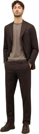 Boglioli Kostuums, Heren, Bruin, 2Xl, Wol, Light Flannel K-Suit