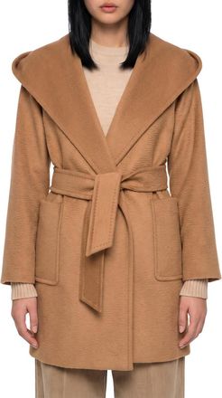 Max Mara Beige Hood Trench Coat