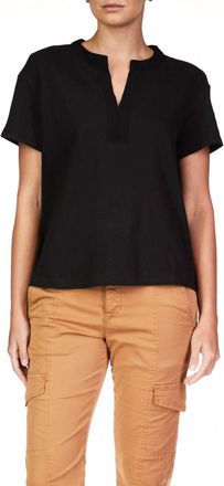 Sanctuary Easy Breezy Peasant Tee In Black