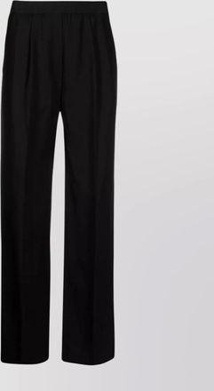 Loulou Studio trousers elastic waistband back pocket