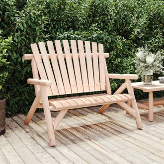 vidaXL Vidaxl - Banco De Jard&iacute;n De 2 Plazas Madera Maciza Abeto 119x85x98 Cm