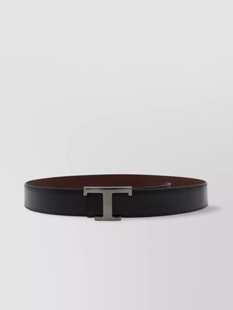 Tod's adjustable reversible belts metallic buckle