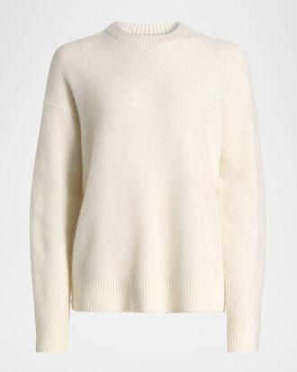 Vince Boiled Cashmere Crewneck Sweater
