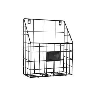 OEM 1 Revistero/portafolio Met&aacute;lico Para Oficina Y Entrada (negro) - Crezuo