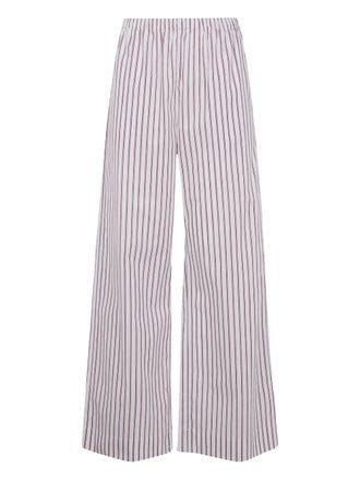 By Malene Birger Cabello gestreepte broek - Wit