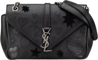 Saint Laurent Pre-owned Shoulder Bags, female, Black, Size: ONE SIZE Pre-owned Wallet on Chain