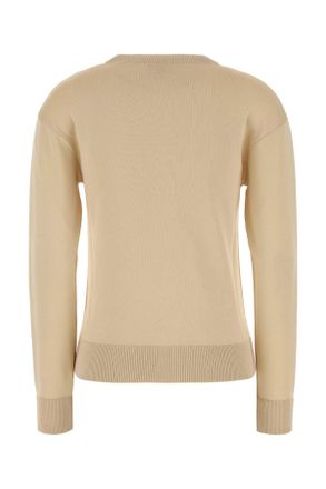 Bottega Veneta Womens Bordo Cardigan Beige Silk