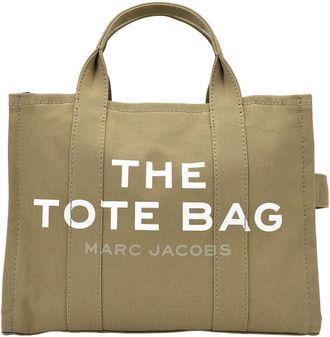 Marc Jacobs Womens The Medium Tote Slate Green Cotton Totes-shopping-bags