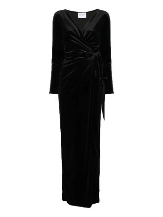 Alessandro Legora velvet maxi dress - Black