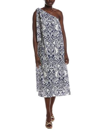 Renee C Renee C One-Shoulder Midi Dress