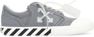 Off-white Schoenen, Heren, Grijs, 41 EU, Katoen, Vulc Undercut Sneakers