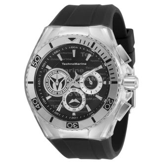 Technomarine Mens TechnoMarine Black and grey Dial Watch