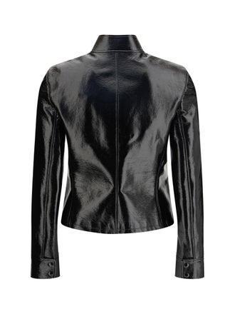 Courr&egrave;ges Vinyl Jacket - Black