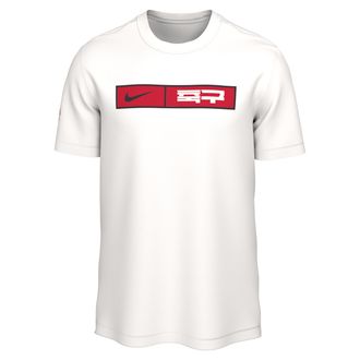 Nike Mens Soccer Logo T-Shirt in White | JK5096-100