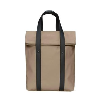 Rains Dames, Tassen, Beige, Maat: ONE Size Poliester