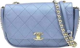 Chanel Borsa a tracolla vintage in pelle Pre-owned - - Pre-owned - Donna - Blu - ONE SIZE