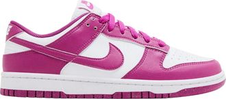 Nike Dunk Low Next Nature Sneaker in White / Hot Fuchsia Women Low-Top