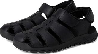 Dunham Norwood Mens Dress Sandals Black Leather : 15 D (M)