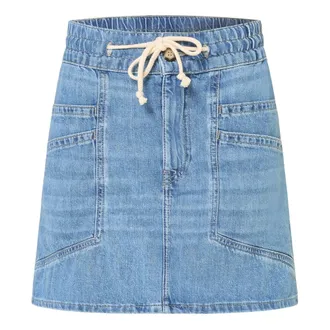BA&SH Ba&Sh, Denim Skirts, female, Blue, Size: XL Martina Shorts
