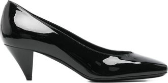 Givenchy Sliced Square Pumps - Dames - Pumps - Zwart - 37 EU - Leer - Schoenen