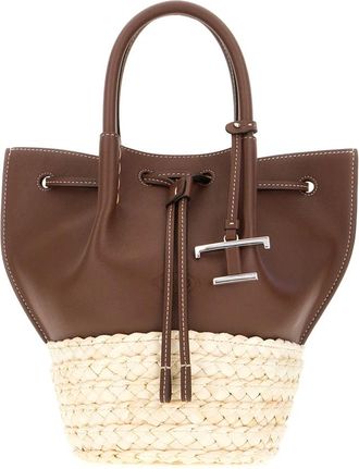 Tod's Tassen, Dames, Bruin, ONE Size, Schoudertas voor vrouwen