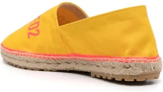 Dsquared2 Womens Logo-Print Espadrilles Ss23 M