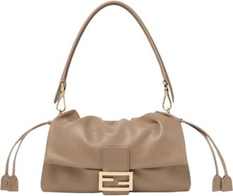 Fendi Bolsa Baguette Soft Mediana - Bags - Mujer - Marr&oacute;n - ONE SIZE