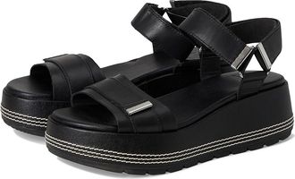 Sorel Sunpeak Platform Y-strap Womens Dress Sandals Black/Black : 10.5 B - Medium, Leather