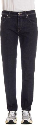 Jacob Cohen Donkerblauwe Slim Fit Jeans - Heren - Slim Fit Jeans - Blauw - W32 - Jeans