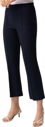 Joseph Ribkoff Tailored Cropped Pants In Navy