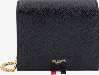 Thom Browne Portacarte in pelle con tracolla amovibile - THOM BROWNE - gender_Woman