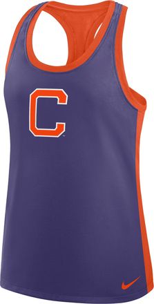 Nike Clemson Nike Womens Dri-FIT College Racerback Tank Top in Purple | 03E108DFCLN-A80