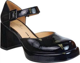 Naked Feet Womens Estonia Mary Jane Heeled Clogs In Black