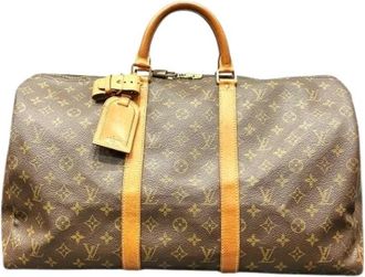 Louis Vuitton Pre-owned Keepall 50 Monogram Boston Bag - unisex - Vintage Weekendtas - Bruin - ONE Size - Vintage