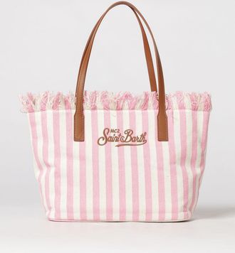MC2 Saint Barth Borsa in cotone con logo ricamato