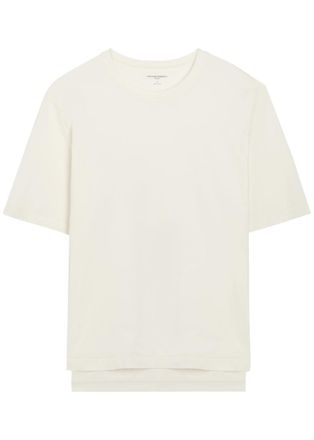 Officine G&eacute;n&eacute;rale Bara Cotton T-shirt - Cream - Xxl