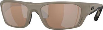 Costa 6S9115 Whitetip Pro Polarized 911512 Mens Sunglasses Brown Size 57