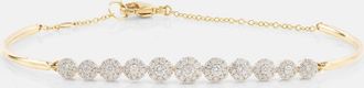 Stone and Strand 10kt gold bracelet with diamonds
