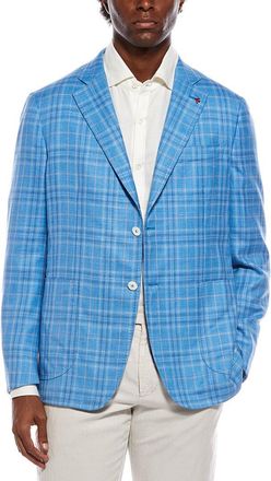 Isaia Wool, Silk, & Linen-Blend Blazer