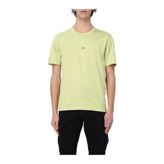 C.P. Company C.P. Company, T-Shirts, male, Green, L, Short Sleeve Crew Neck Tee