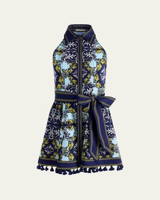 Alice & Olivia Lucy Sleeveless Mini Dress