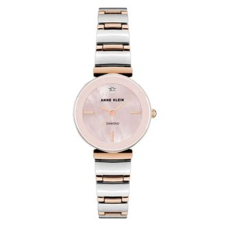 Anne Klein Womens Accented Pink Dial Watch