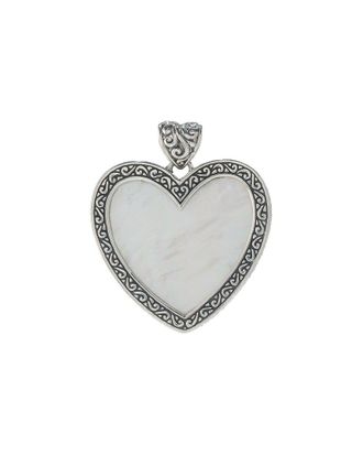 Samuel B. Silver Pearl Bali Design Pendant